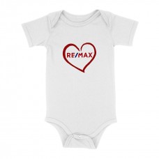 Apparel - RE/MAX Onesie White with Heart Logo