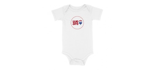 Apparel - RE/MAX Onesie White with We Are White Circle and Balloon