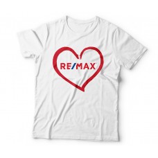 Apparel - RE/MAX T-Shirt White with Heart Logo