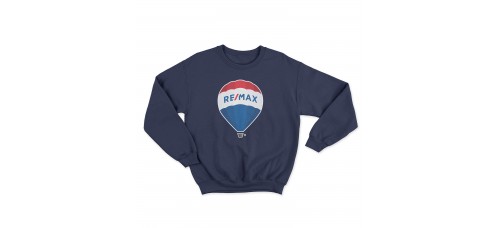 Apparel - RE/MAX Crewneck Sweatshirt Navy with Balloon