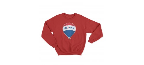 Apparel - RE/MAX Crewneck Sweatshirt Red with Balloon