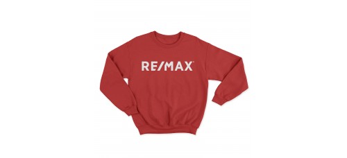 Apparel - RE/MAX Crewneck Sweatshirt Red with White RE/MAX