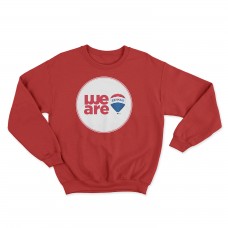 Apparel - RE/MAX Crewneck Sweatshirt Red with We Are White Circle