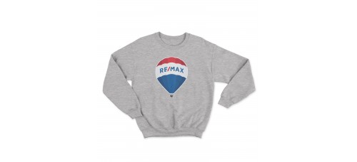 Apparel - RE/MAX Crewneck Sweatshirt Sport Grey with Balloon