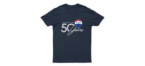 Apparel - RE/MAX T-Shirt Blue with 50th Anniversary