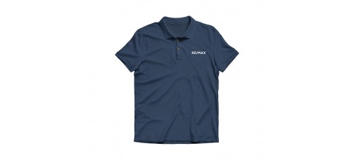 Apparel - RE/MAX Polo Blue with Embroidered Left Chest White RE/MAX