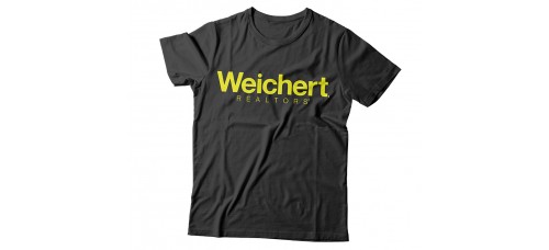 Apparel - Weichert T-Shirt Black with Full Front Logo