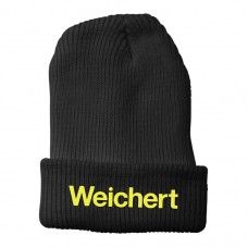 Apparel - Weichert Beanie Cuffed Black with Embroidered Logo