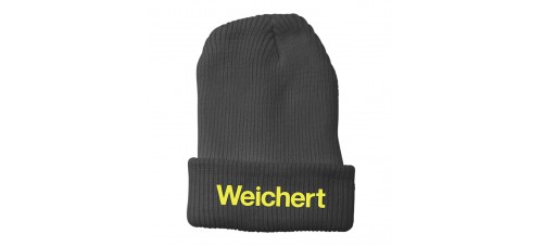 Apparel - Weichert Beanie Cuffed Gray with Embroidered Logo
