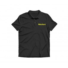 Apparel - Weichert Polo Black with Embroidered Logo