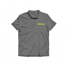 Apparel - Weichert Polo Gray with Embroidered Logo
