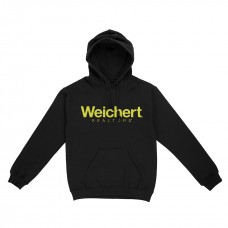 Apparel - Weichert Hoodie Black with Full Front Logo