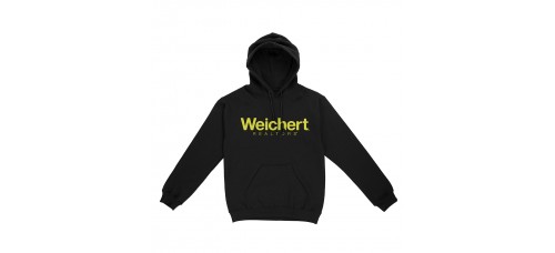 Apparel - Weichert Hoodie Black with Full Front Logo