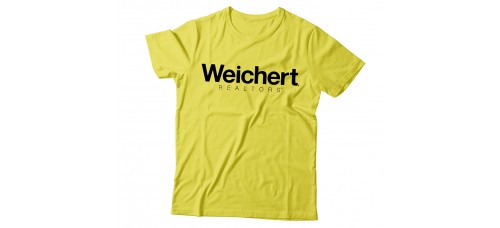 Apparel - Weichert T-Shirt Yellow with Full Front Logo