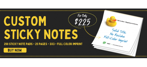 Promotional Product Special - Sticky Note Pads