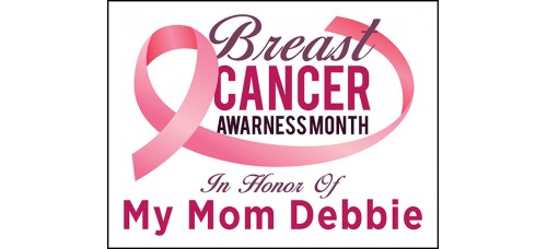 Breast Cancer - In Honor Of with Custom Name