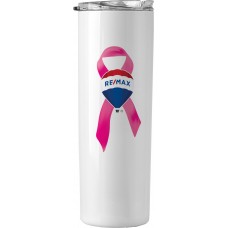 Promotional Product - RE/MAX Breast Cancer Awareness 20 oz Skinny Tumblers