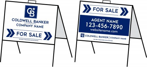 Coldwell Banker Directional - Custom 18x24 A-Frame with Two Single Sided Prints