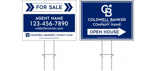 Coldwell Banker Directional - Custom 18x24 with Single or Double Sided Print