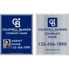 Coldwell Banker Yard Sign - 30x24x.040 Aluminum Yard Sign FREE SHIPPING Package - 6 Signs Total