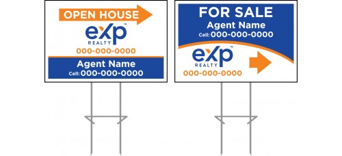 EXP Directional - Custom 12x18 with Double Sided Print