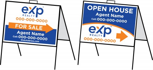 EXP Directional - Custom 18x24 A-Frame with Two Single Sided Prints