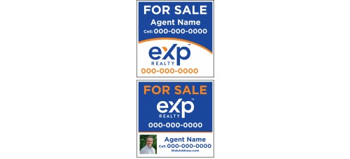 EXP Yard Sign - 24x24x.040 Aluminum Yard Sign FREE SHIPPING Package - 6 Signs Total