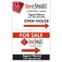HomeSmart Directional - Custom 18x24 with Single or Double Sided Print