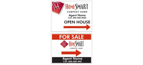 HomeSmart Directional - Custom 18x24 with Single or Double Sided Print