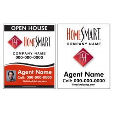 HomeSmart Yard Sign - 30x24x.040 Aluminum Yard Sign FREE SHIPPING Package - 6 Signs Total