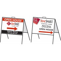 HomeSmart Directional - Custom 18x24 A-Frame with Two Single Sided Prints