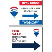 RE/MAX Directional - Custom 18x24 with Single or Double Sided Print