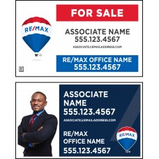 RE/MAX Yard Sign - 18x30x.040 Aluminum Yard Sign FREE SHIPPING Package - 6 Signs Total