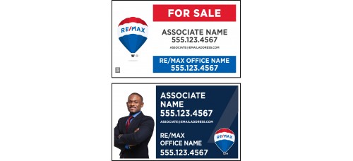 RE/MAX Yard Sign - 18x30 Standard or Photo Sign