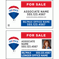 RE/MAX Yard Sign - 18x30 Standard or Photo Sign