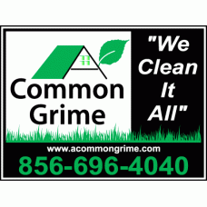 Cheap Lawn Sign - 18x24 Multicolor on White 25 Sign & H-Stands Package w/FREE Shipping