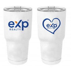 Promotional Product - EXP 30 oz Metal Travel Tumbler with Clear Lid
