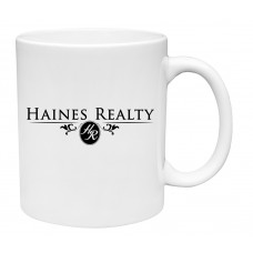 Promotional Product - Haines Realty 11 oz White Ceramic Coffee Mug