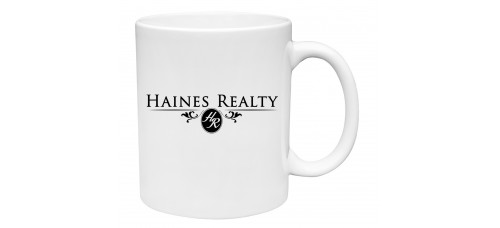 Promotional Product - Haines Realty 11 oz White Ceramic Coffee Mug