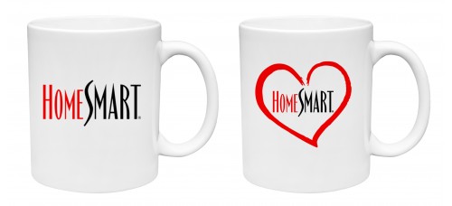 Promotional Product - HomeSmart 11 oz White Ceramic Coffee Mug