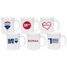 Promotional Product - RE/MAX 11 oz White Ceramic Coffee Mug