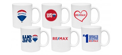 Promotional Product - RE/MAX 11 oz White Ceramic Coffee Mug