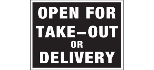 COVID-19 - TAKE OUT DELIVERY