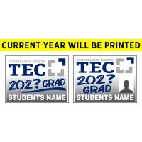 School Sign - 18"h x 24"w - CCTEC 4mm Corrugated Plastic Sign with Metal H-Frame Included