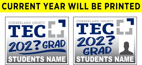 School Sign - 18"h x 24"w - CCTEC 4mm Corrugated Plastic Sign with Metal H-Frame Included