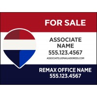 RE/MAX 2025 Yard Sign - 18x24 Standard Sign