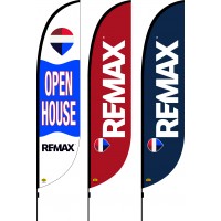REMAX Flags - Red or Blue or Open House
