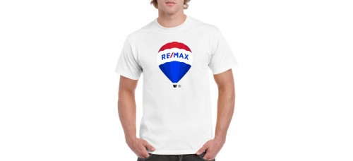 Apparel - RE/MAX T-Shirt White with Balloon