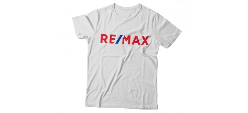 Apparel - RE/MAX T-Shirt White with Red & Blue RE/MAX