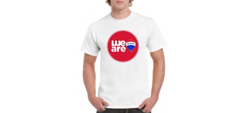 Apparel - RE/MAX T-Shirt White with We Are Red Circle and Balloon